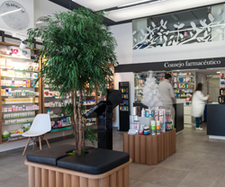 decoración de farmacias