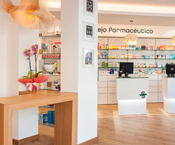decoración de farmacias