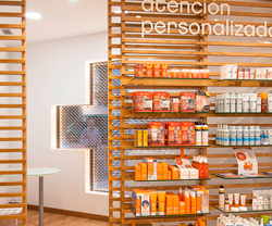 decoración de farmacias