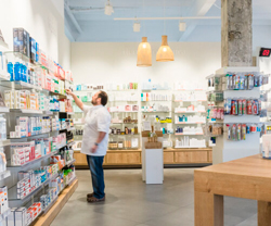 decoración de farmacias
