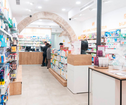 decoración de farmacias